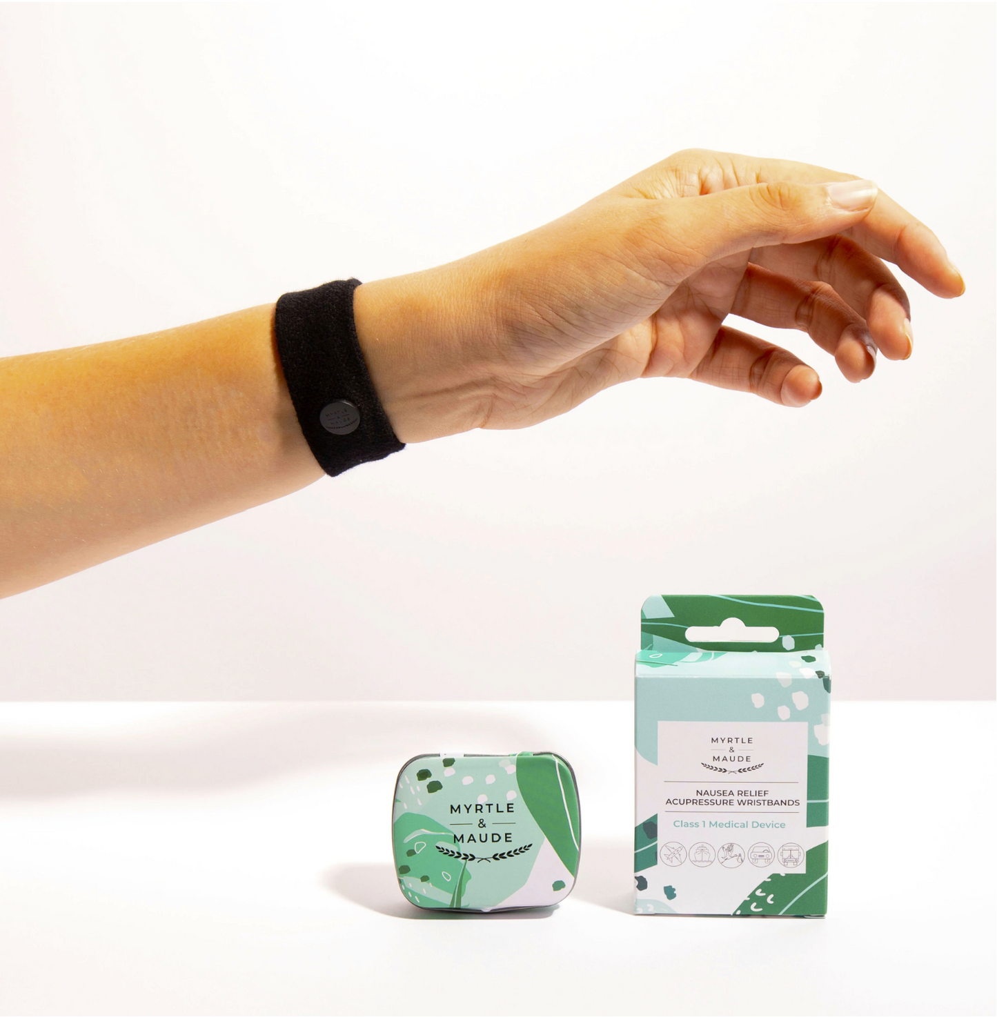 Acupressuurpolsbandjes Myrtle & Maude - een natuurlijk remedie tegen ochtendmisselijkheid